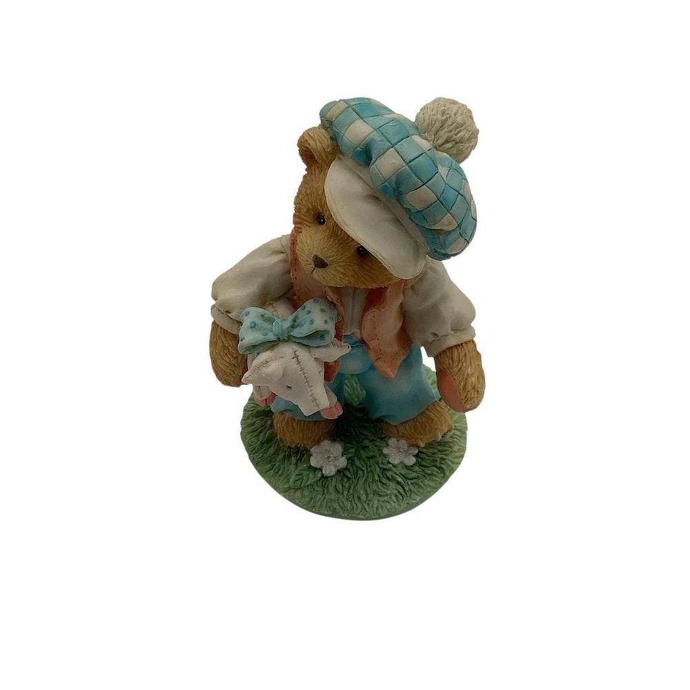 Cherished Teddies "Tom, Tom The Piper's Son" Nursery Rhyme Figurine 1993